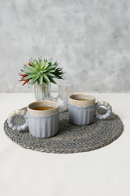Shizen Gri nci Kulplu Senta Kupa 8 Cm 2 Adet 613