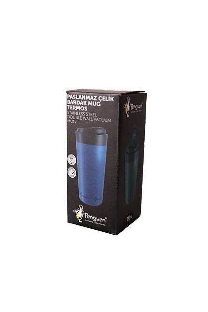 Penguen Mug Termos - Gri - 380 ml