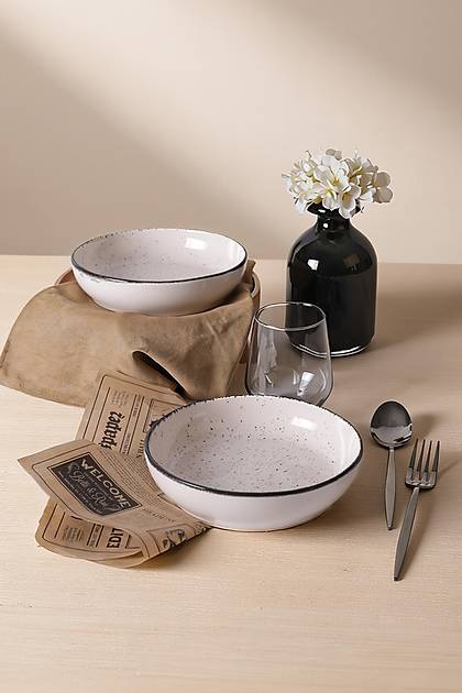 Krem Ephesus Yemek / Salata Taba�� 20 Cm 2 Adet 23381