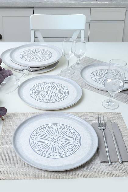 Keraart Stone Nordic Servis Taba 28 Cm 6 Adet 21427