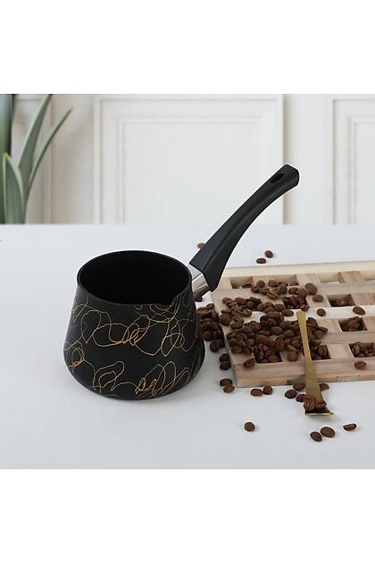 Elegance Granit Cezve & Stlk 6 Kiilik 550 ml