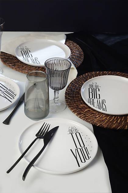Dream & Cherrs Nordic Pasta Taba 22 Cm 4 Para 22729-30