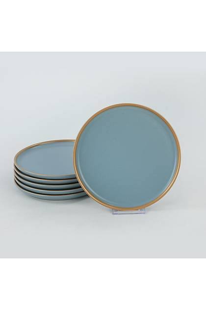 Nordic Gold Mat Gri Pasta Taba 22 Cm 6 Adet - 624