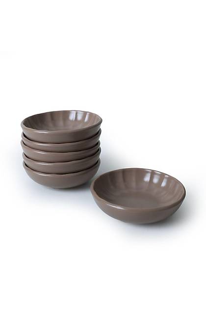 Mat Toprak Taupe Sirius erezlik / Sosluk 12 Cm 6 Adet 977