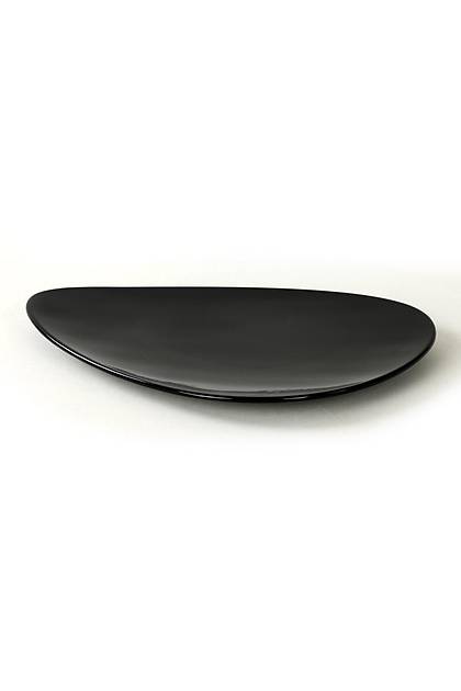 Siyah Oscar Servis/Sunum Taba 35 Cm 6 Adet
