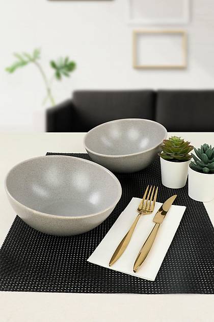 Noise Gri Inclined Salata Kasesi 18 Cm 2 Adet