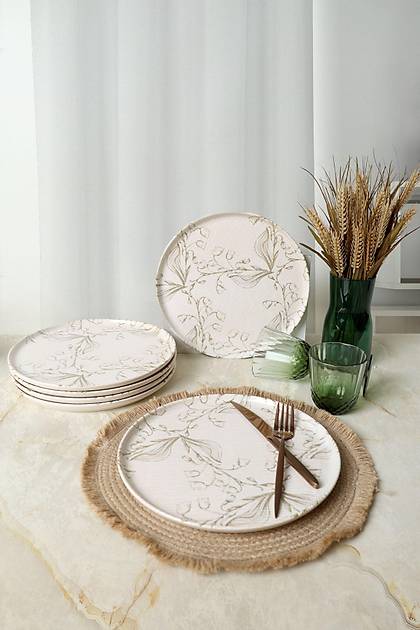 Soft Flora Nordic Servis Taba 28 Cm 6 Adet 22980