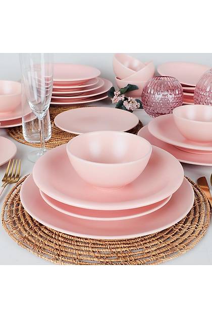 Ege Ak Pembe Yemek Takm 24 Para 6 Kiilik