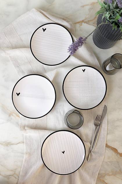 Sensa Ege Pasta Taba�� 20 Cm 4 Adet 23789-92