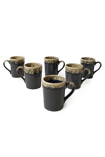 Shizen Gri Zen Kupa 8 cm 6 Adet 613