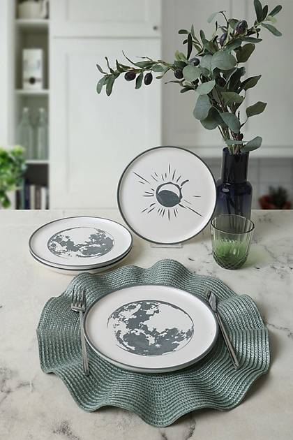Black Shadow Nordic Pasta Taba 22 Cm 4 Adet 22981-82