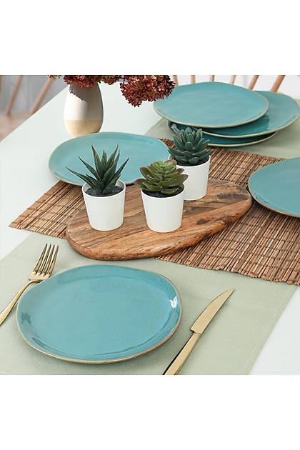 Teal Organik Pasta Taba 20 Cm 6 Adet - Q06