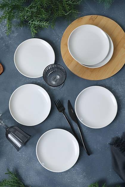 Beyaz Delta Pasta Taba 17 Cm 6 Adet 004