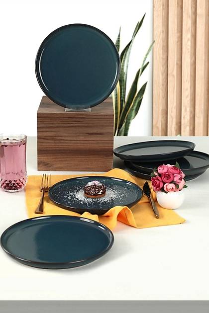 Nordic Lapis Pasta Taba 22 Cm 6 Adet