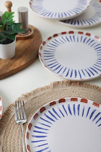 Keraart Red Line Pasta Taba 22 Cm 6 Adet 21606