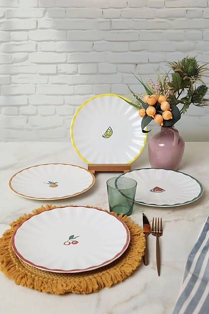 Fruit Feast Sirius Servis Taba 27 Cm 4 Adet 23108-09-10-11