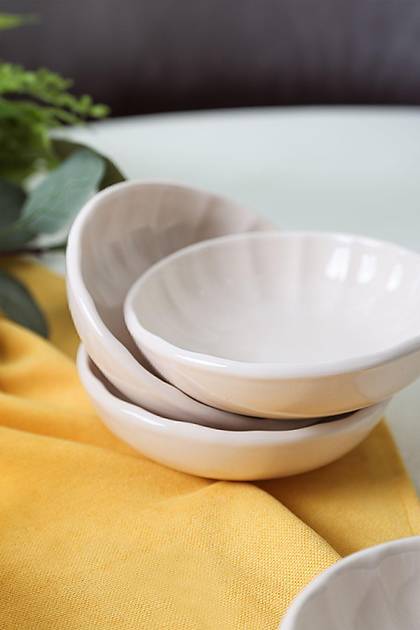 Krem Sirius erezlik / Sosluk 12 Cm 6 Adet 030