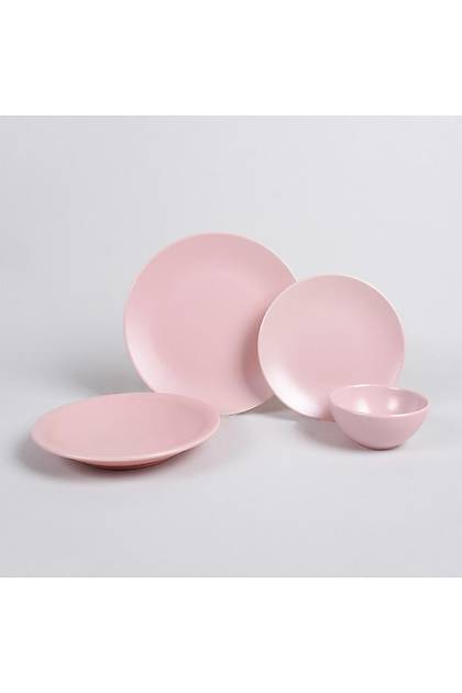 Ege Mat Ak Pembe Yemek Takm 24 Para 6 Kiilik