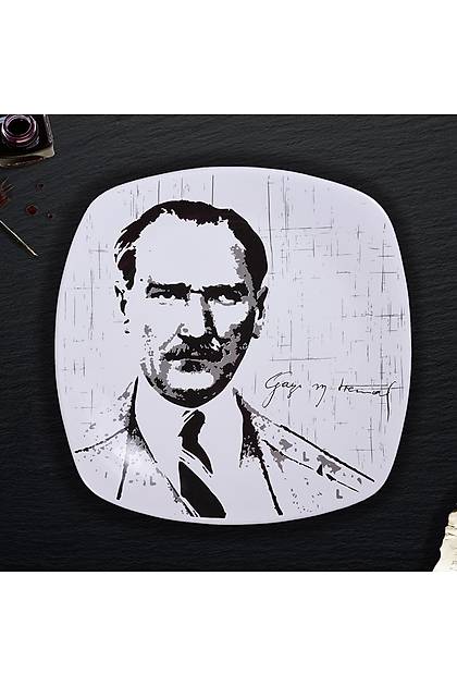 Atatrk Portre Hediyelik Tabak
