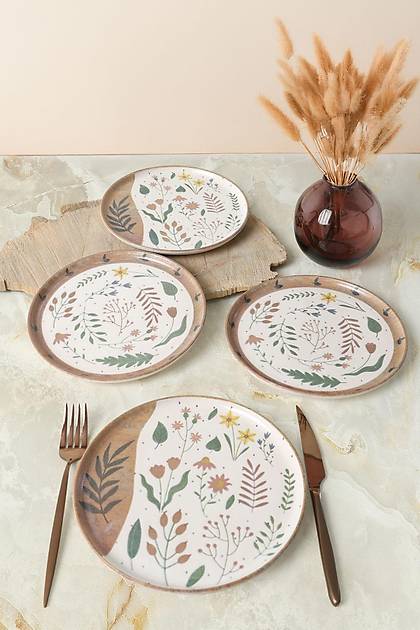 Soft Bloom Nordic Pasta Taba 22 Cm 4 Adet 22876-77