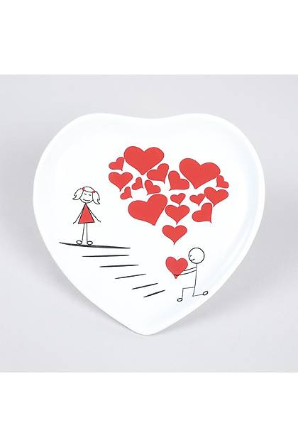 Sweet Love Red Yemek Takm 18 Para 6 Kiilik