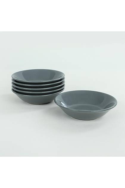 Gri Hitit Yemek Taba 18 Cm 6 Adet