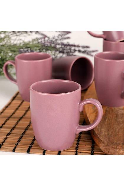 Mat Violet Bulut Kupa 9 Cm 6 Adet