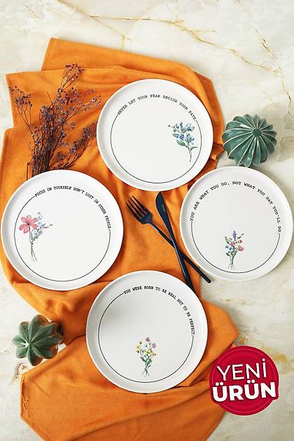 Motto Bloom Nordc Pasta Taba 22 Cm 4 Adet 22806-07-08-09