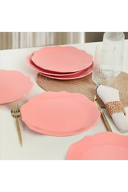 Pembe Romeo Servis Taba 26 Cm 6 Adet - 550