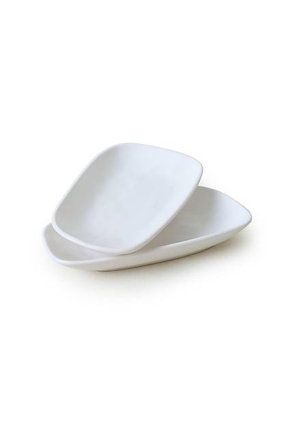 Mat Beyaz Tetra Kayk Tabak 28 Cm 2 Adet 022