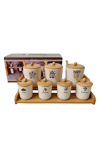 Bambu Standl 7 Para Baharat Seti Tutku 1409