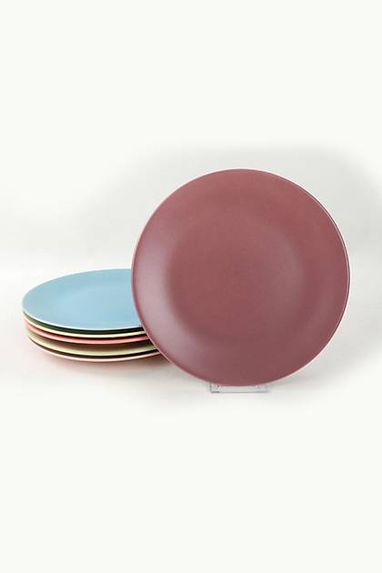 Rainbow Soft Matte Ege Servis Taba 25 Cm 6 Adet 960/990