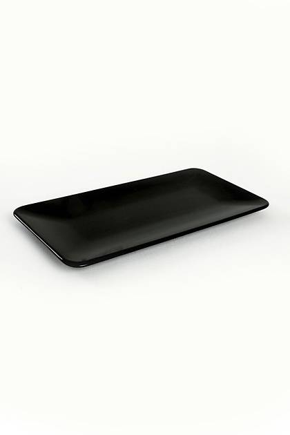 Siyah Siera Kayk Tabak 33 Cm 2 Adet