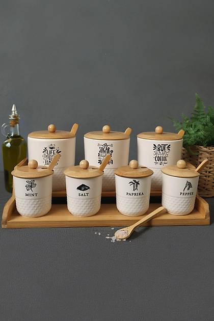 Bambu Standl 7 Para Baharat Seti Tutku 1409