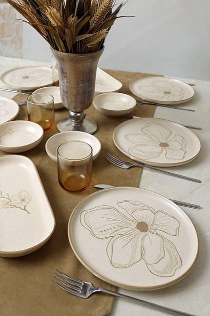 Taupe Bloom Kahvalt Takm 12 Para 6 Kiilik 22519-28-29