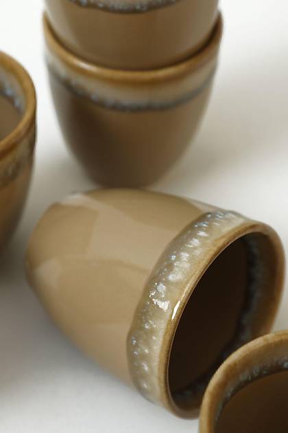 Shizen Toprak Latte Kupa 8 Cm 6 Adet Q43