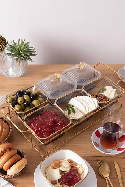 Karem Telli Kahvalt�l�k Seti 6' l� Tak�m