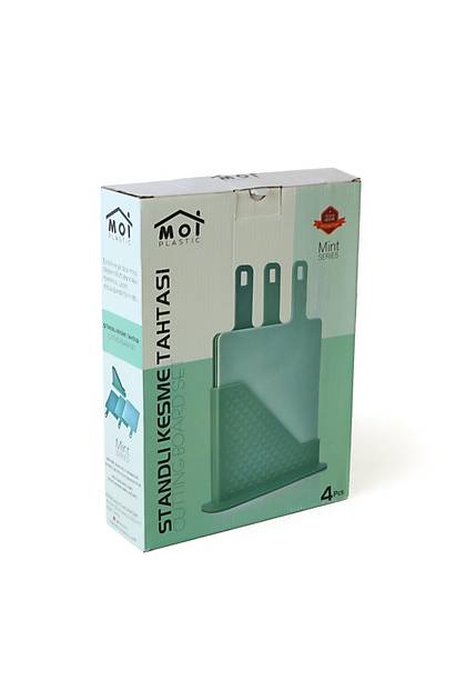 Standl� Kesme Tahtas� Seti 4 par�a - Ye�il