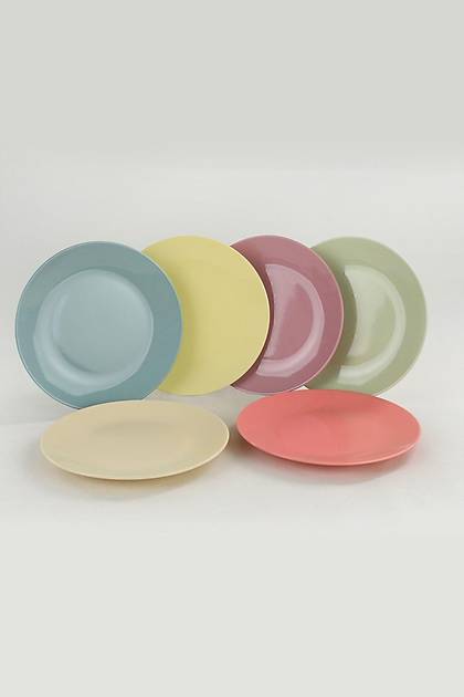 Rainbow Soft Ege Servis Taba 25 Cm 6 Adet 110/550
