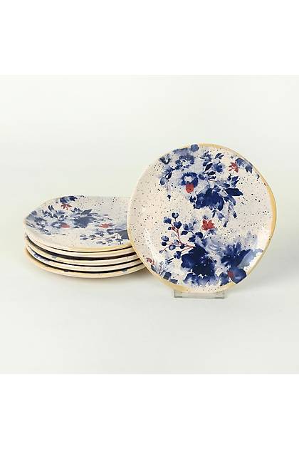 Keraart Mimoza Organik Pasta Taba 20 Cm 6 adet