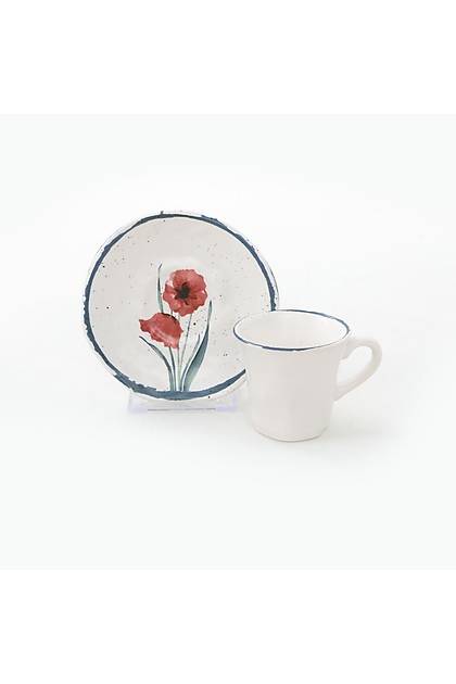 Anatolian Flowers Organik Kahve Fincan Takm 12 Para 6 Kiilik - 256/287