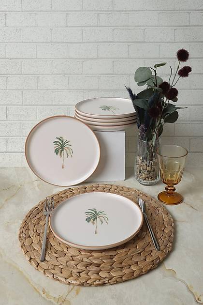 Bronze Palmiye Nordic Pasta Taba 22 Cm 6 Adet 22901