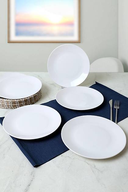 Beyaz Ege Servis Taba 26 Cm 6 Adet 006