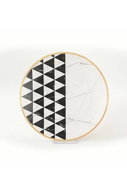 Keraart Trigon Marble Servis Taba 25 Cm 4 Adet - 18765-66-67-68