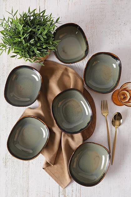 Reaktif Ye�il Isabella Kase 17 Cm 6 Adet Q84