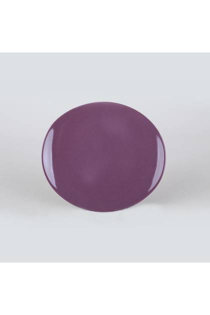 Oval Mor Yemek Takm 24 Para 6 Kiilik