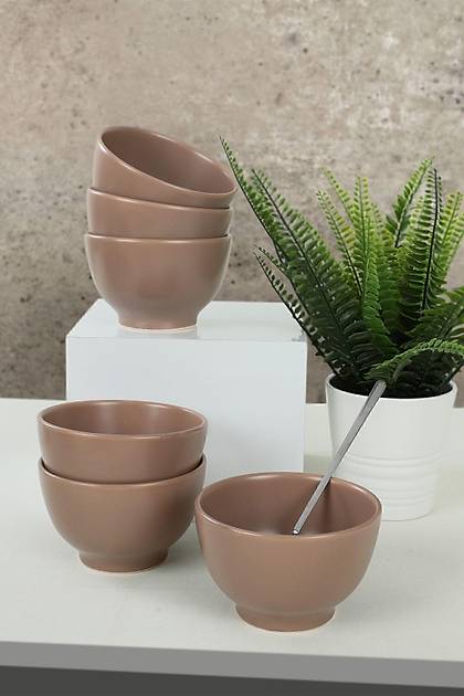 Mat Toprak Taupe Gama orba Kasesi 13 Cm 6 Adet 977