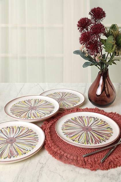 Serene Flower Nordc Pasta Taba 22 Cm 4 Adet 22983