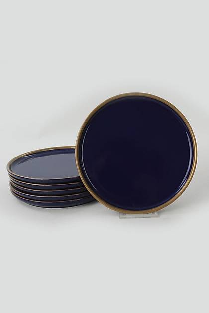Nordic Gold Kobalt Pasta Taba 22 Cm 6 Adet