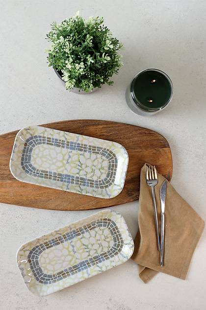 Mosaica Stoneware Pergamon Kayk Tabak 28 Cm 2 Adet 22824